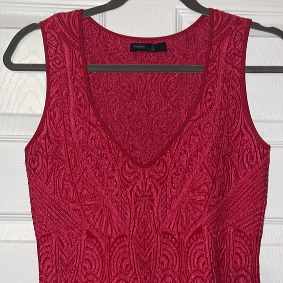 RVN | Metallic Bodycon Fit and Flare Dress | Size Small - Picture 2 of 5